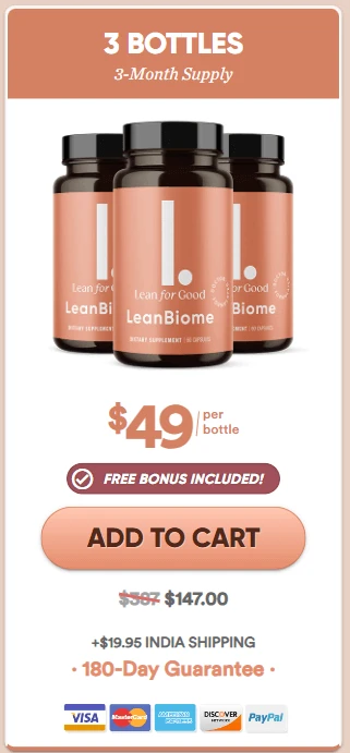   Lean Biome 3 bottle