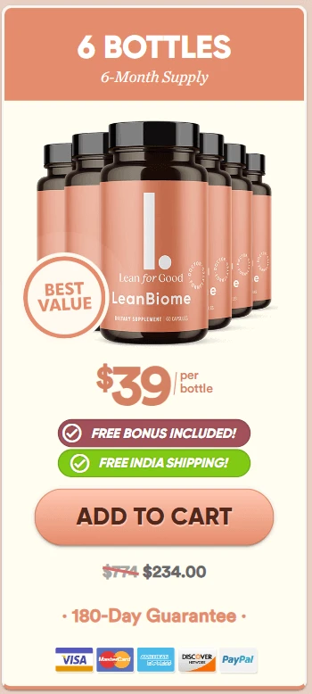   Lean Biome 6 bottle